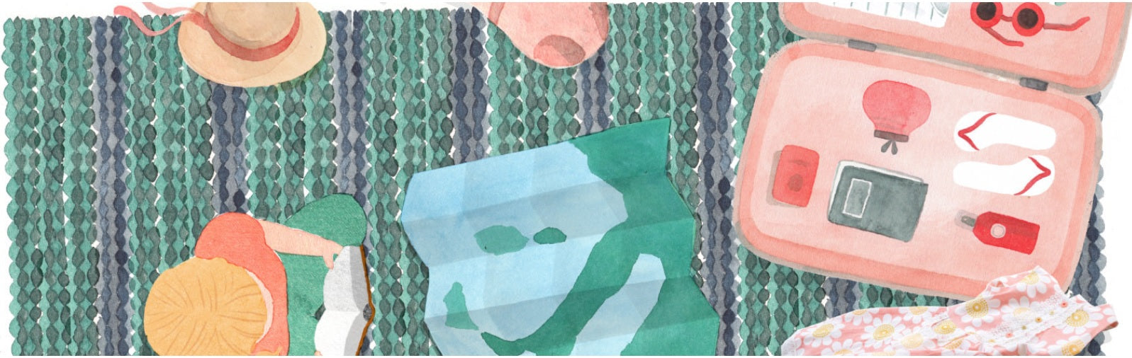 Lastenkirja Mekon matka kuvitus