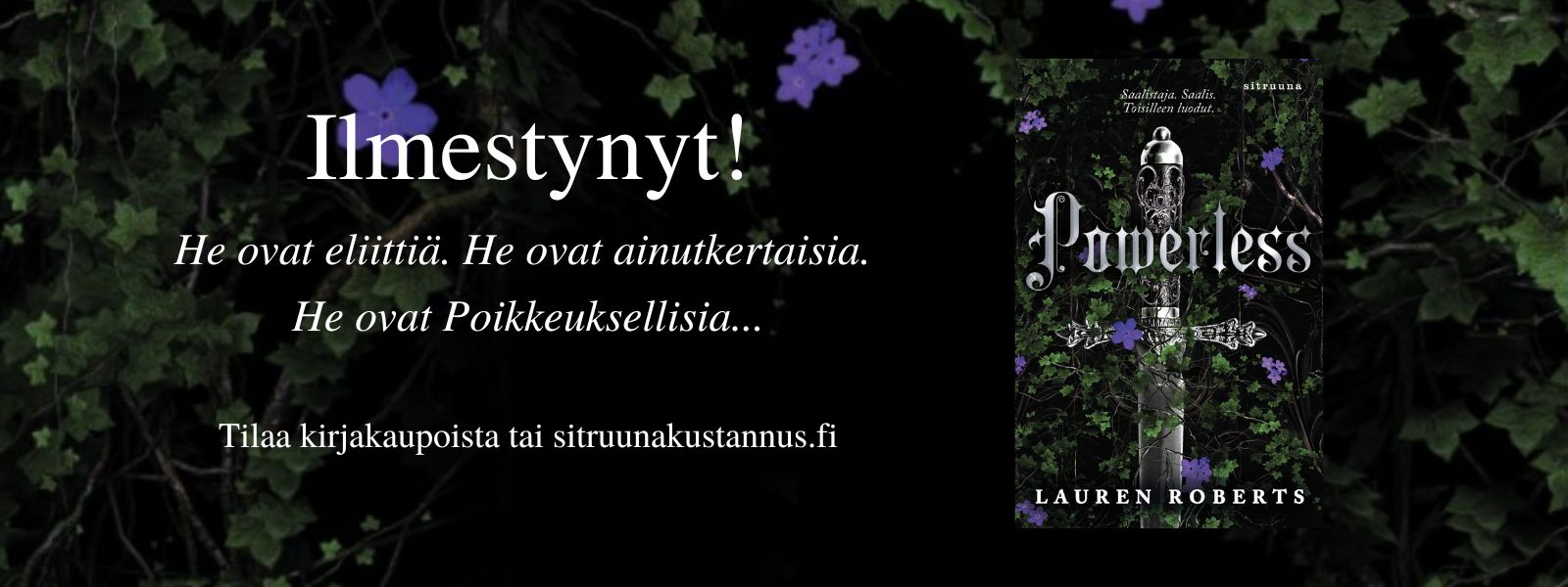 Powerless bannerikuva tietokone