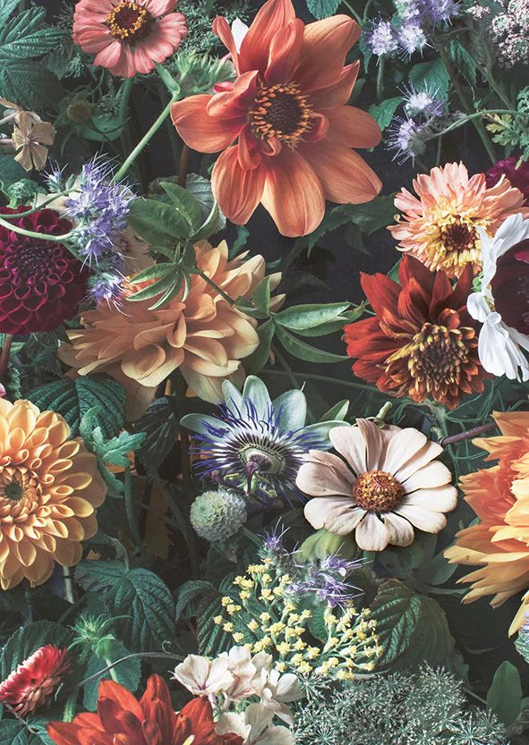 Slow Flowers -postikortin tuotekuva