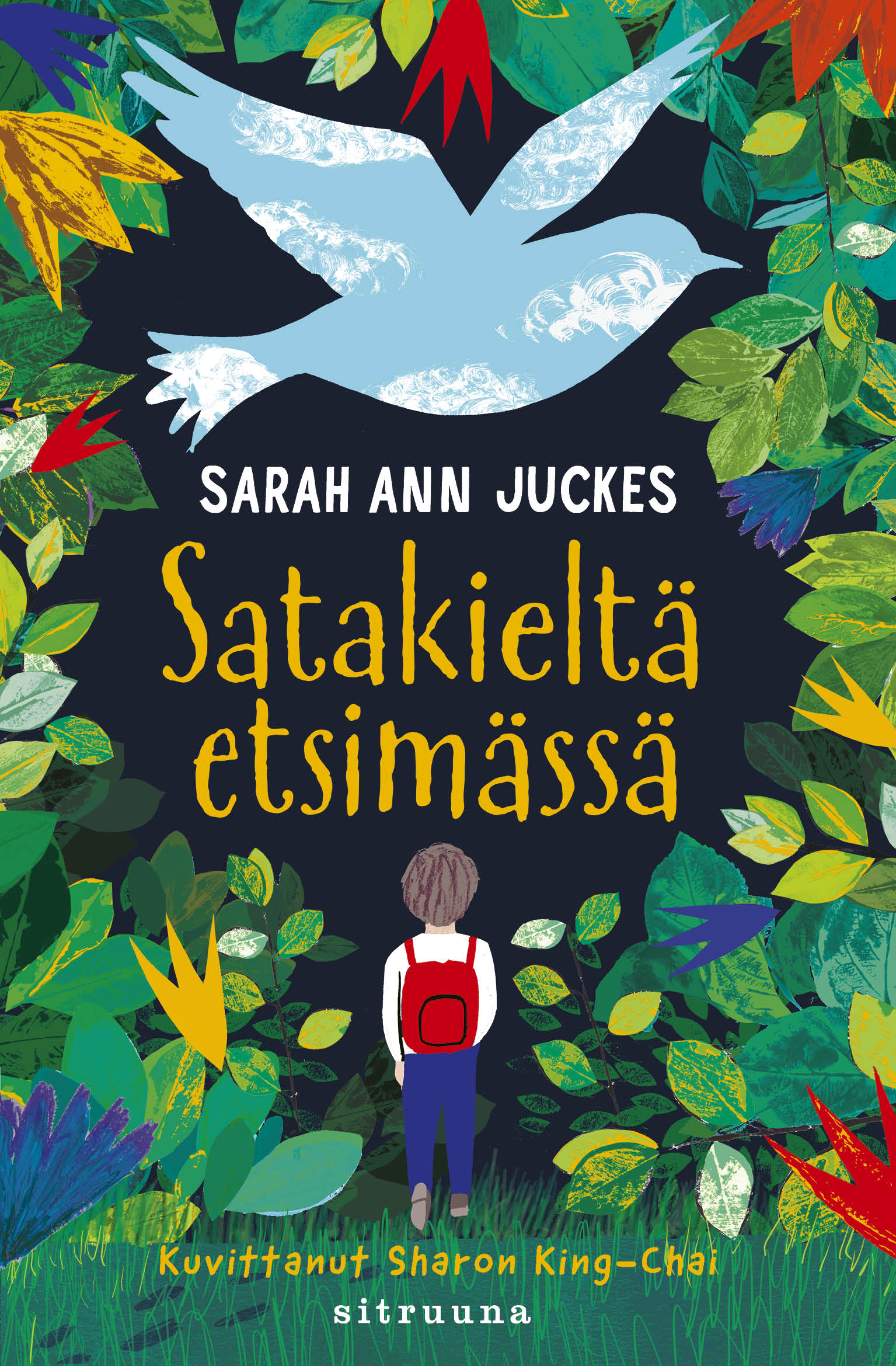 Satakieltä etsimässä kirjan tuotekuva kirjan kannesta