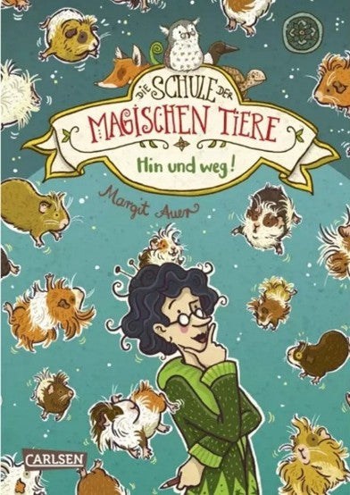 Maagisten eläinten koulu -kirjan tuotekuva kirjan kannesta