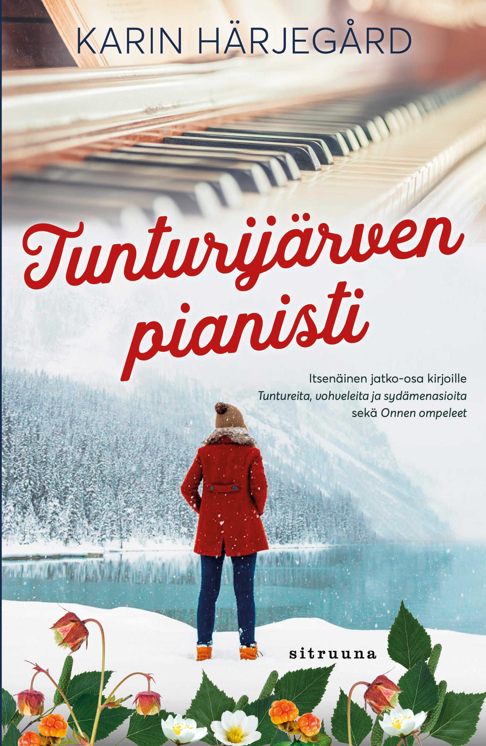 Tunturijärven pianisti kirjan tuotekuva kirjan kannesta
